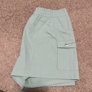 Womens Nike shorts mint green color